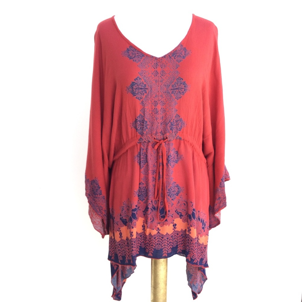 Angie Boho Chic Crepe Top